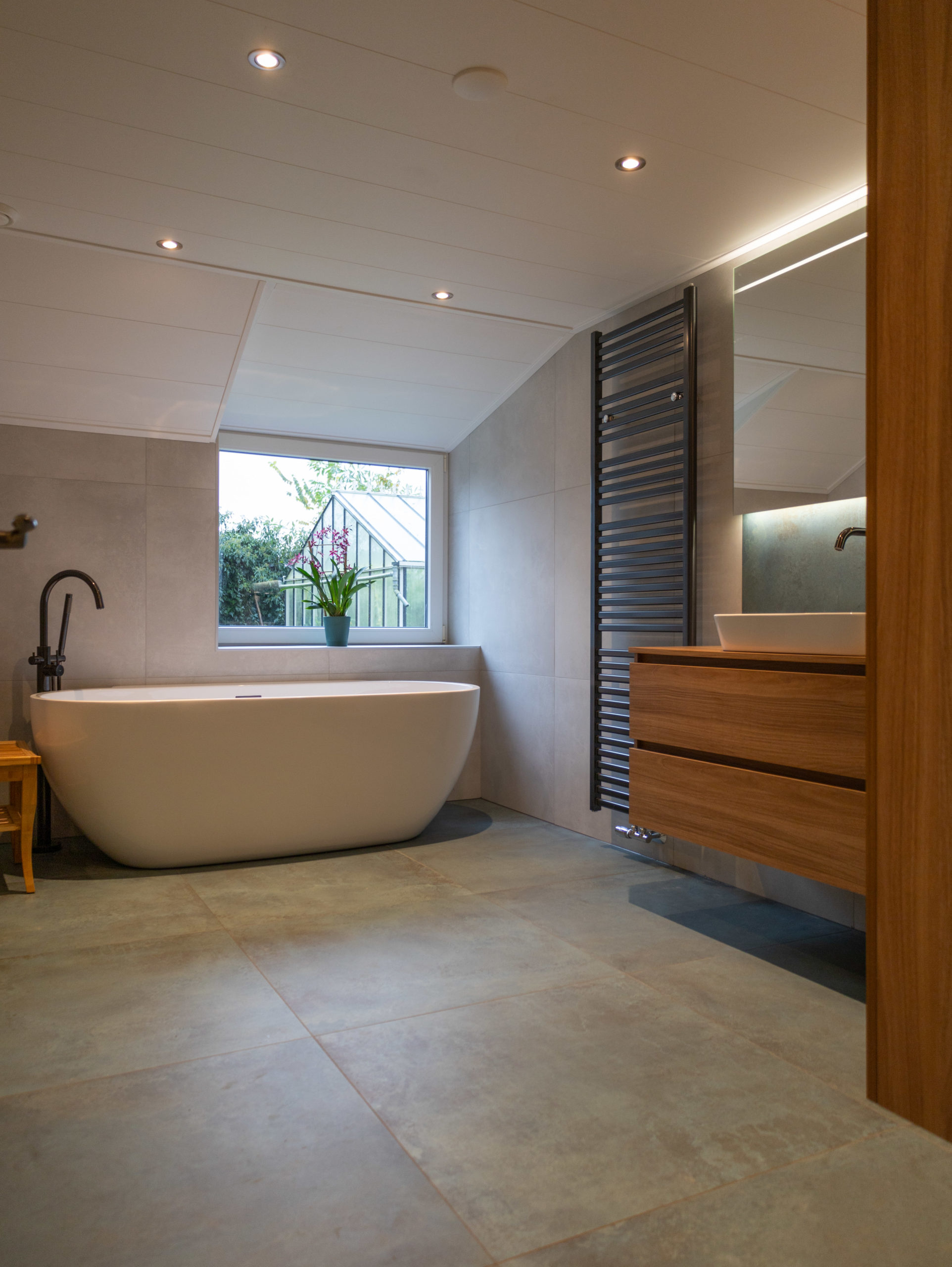 Botanische Wellness Badkamer Met Stoomcabine